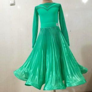 4 pieces competition ballroom dress